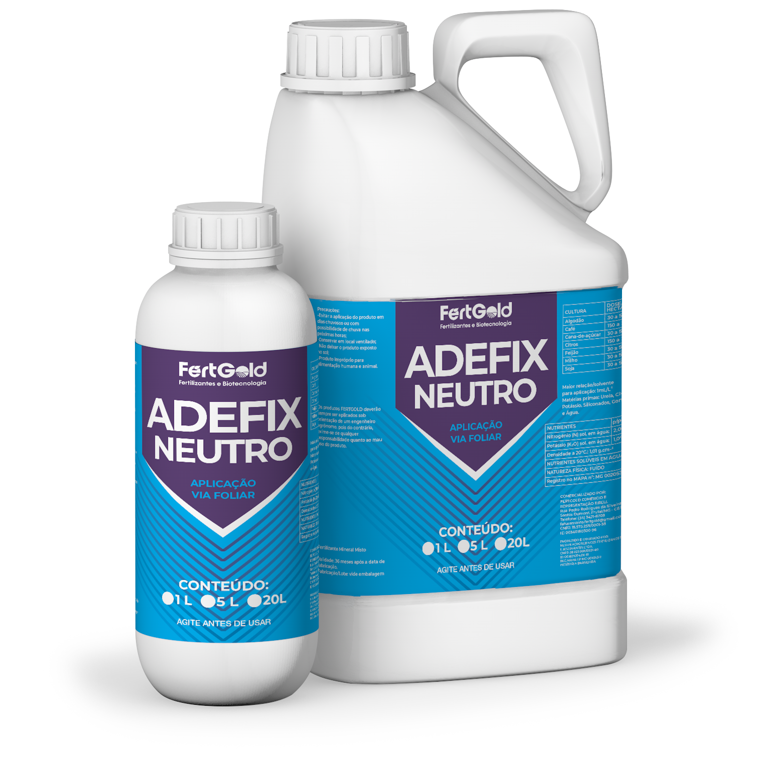 Embalagem Adefix Neutro FertGold