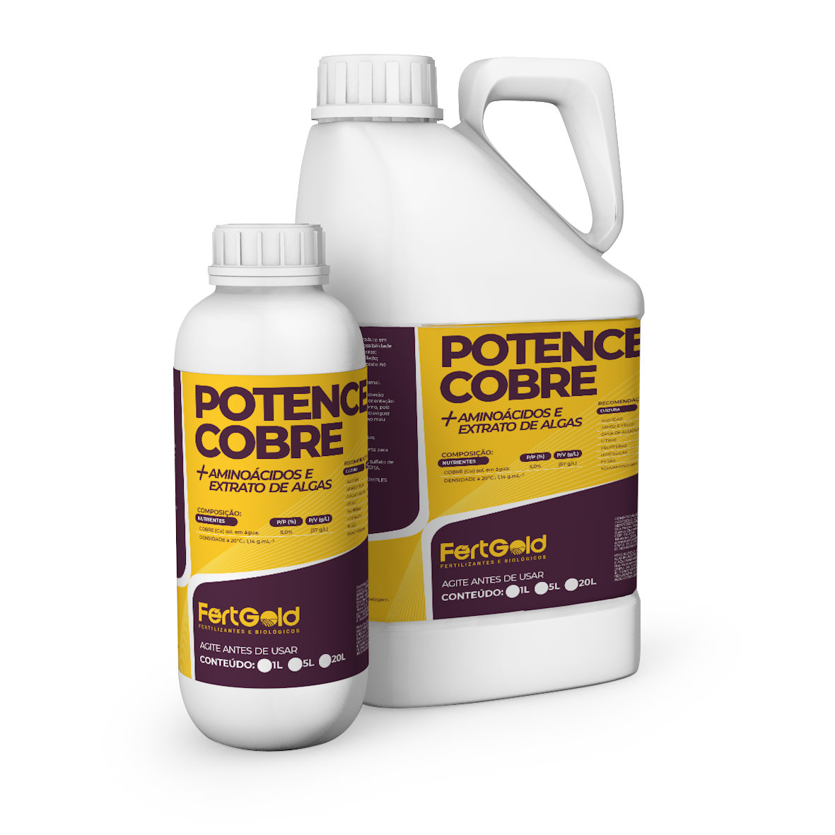 Embalagem Potence Cobre FertGold